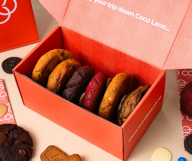 Coco Lane’s six-cookie box