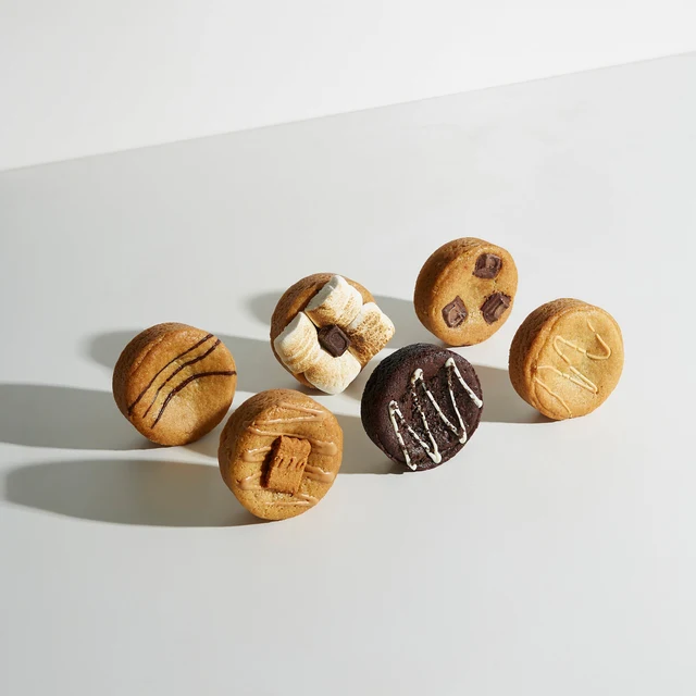 Moustache’s assorted cookie pies