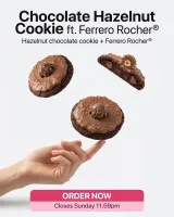 Chocolate Hazelnut Cookie ft. Ferrero Rocher®