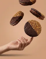 Dipped Sandwich Cookie ft. Nutella®