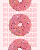 Pink Sugar Donut Cookie