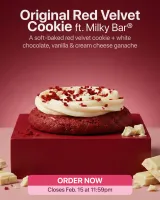 Original Red Velvet Cookie ft. Milky Bar®