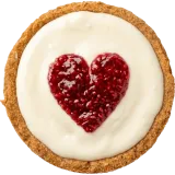 Valentine's Raspberry Cheesecake Cookie ft. Biscoff®