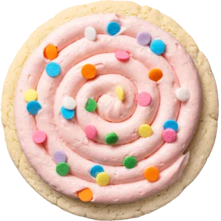 Pink Confetti Sugar Cookie