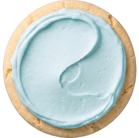 Blue Bubblegum Sugar Cookie