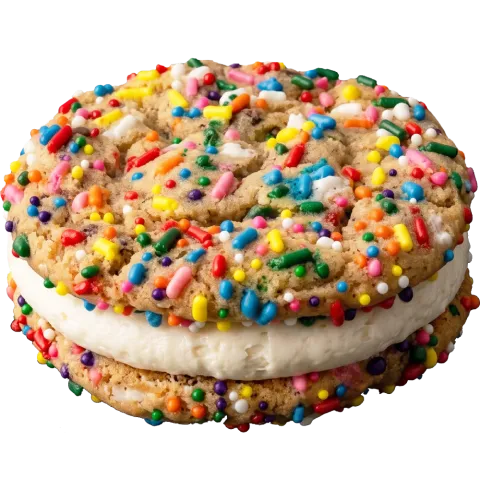 Mallow Crème Birthday Sandwich Cookie