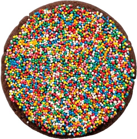 Chocolate Dot Cake Cookie ft. Hundreds & Thousands®