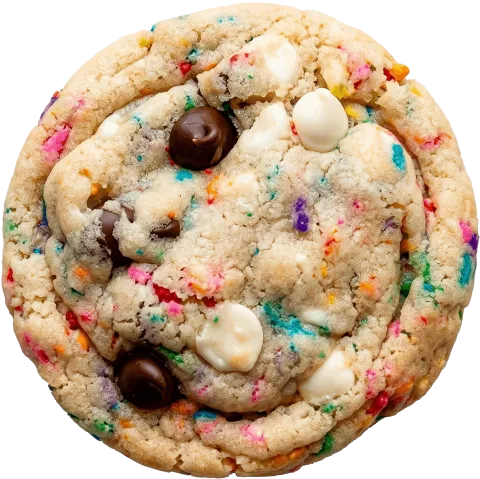 Confetti Cake Chocolate Chip Cookie