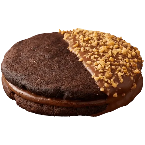 Dipped Sandwich Cookie ft. Nutella®