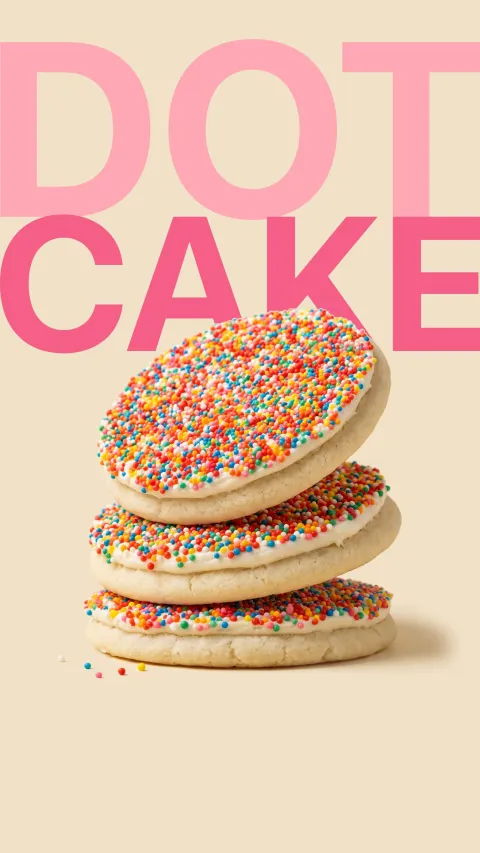 Dot Cake Cookie ft. Hundreds & Thousands®