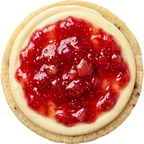 New Strawberries & Cream Cookie