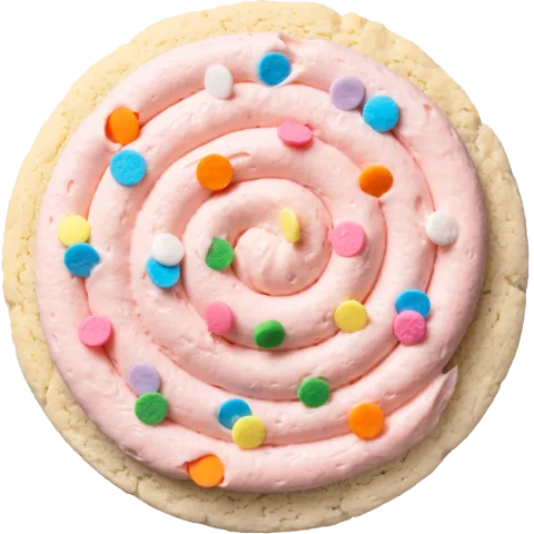 Pink Confetti Sugar Cookie