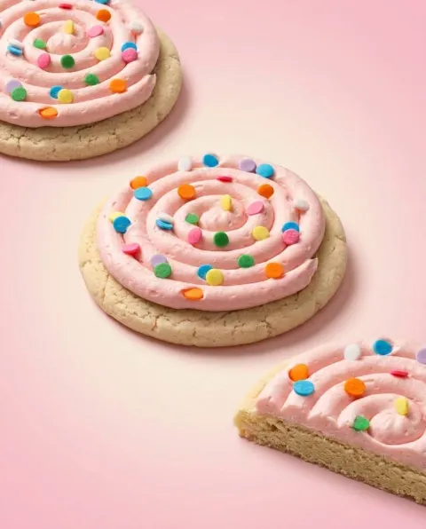 Pink Confetti Sugar Cookie