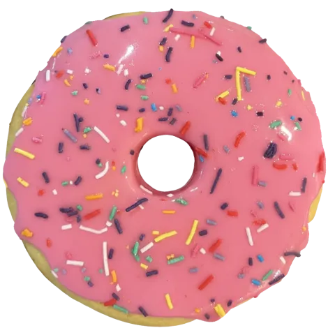 Pink Sugar Donut Cookie