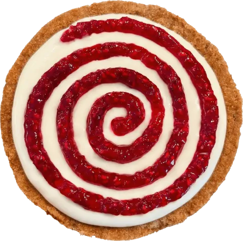 Raspberry Cheesecake Swirl Cookie ft. Biscoff®