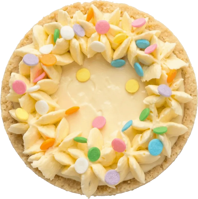 Birthday Cake Pie Cookie