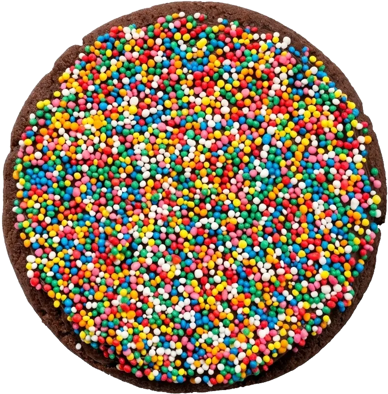 Chocolate Dot Cake Cookie ft. Hundreds & Thousands®