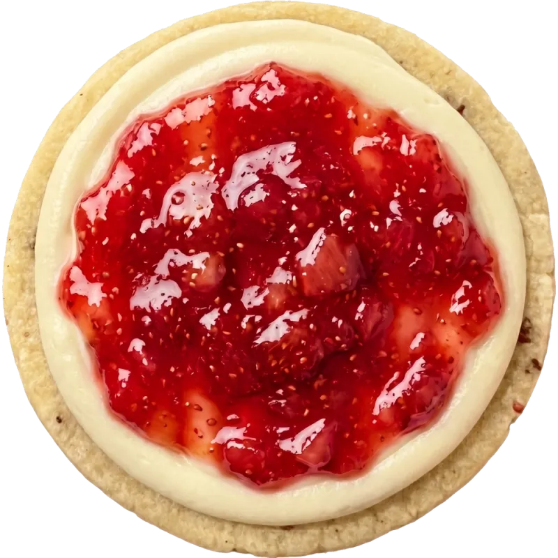 New Strawberries & Cream Cookie