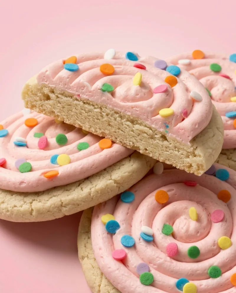 Pink Confetti Sugar Cookie