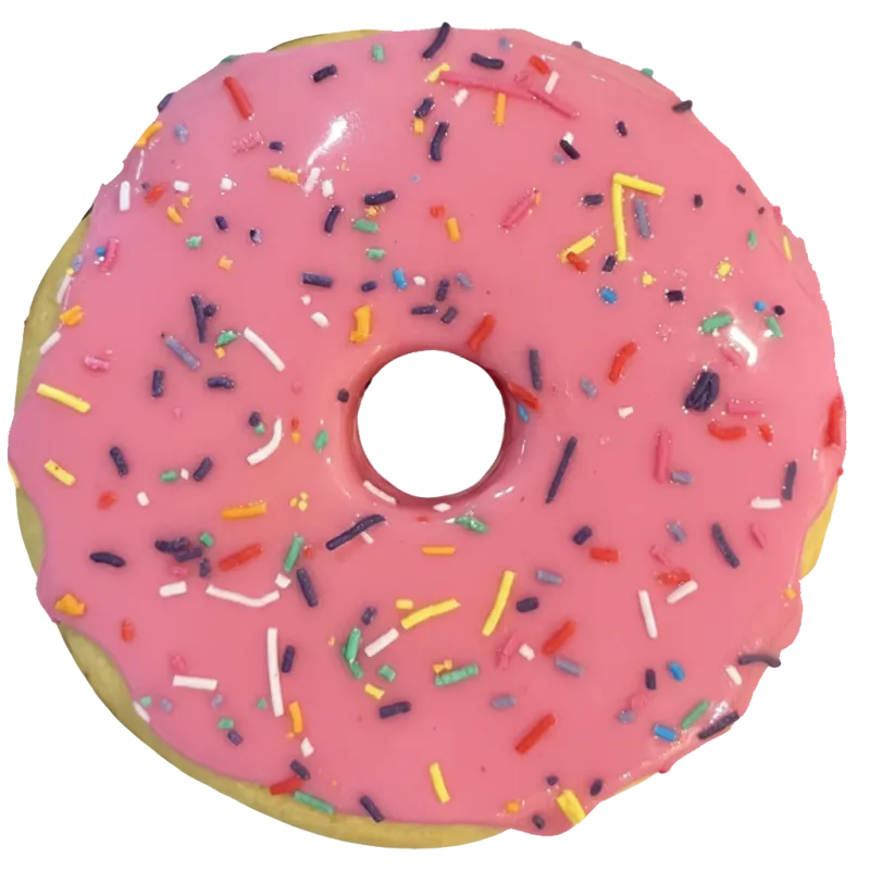 Pink Sugar Donut Cookie