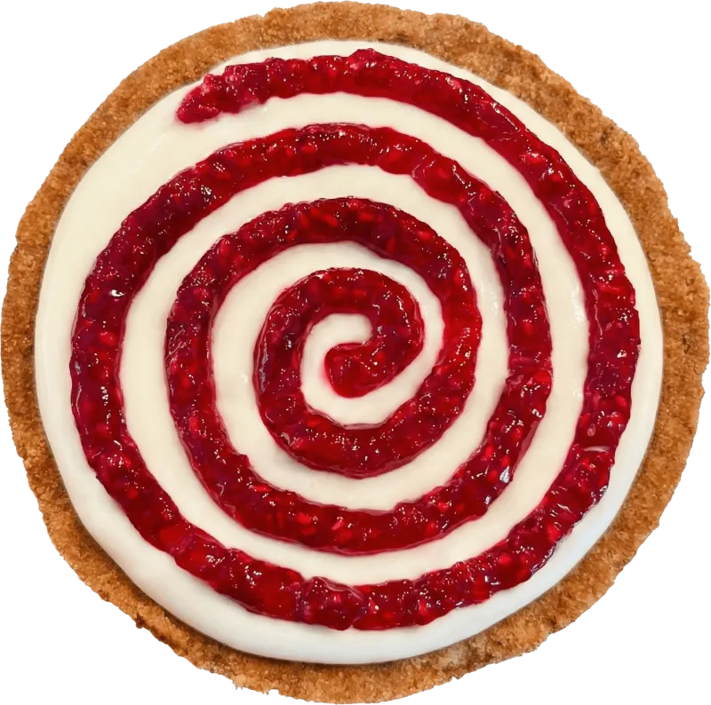 Raspberry Cheesecake Swirl Cookie ft. Biscoff®
