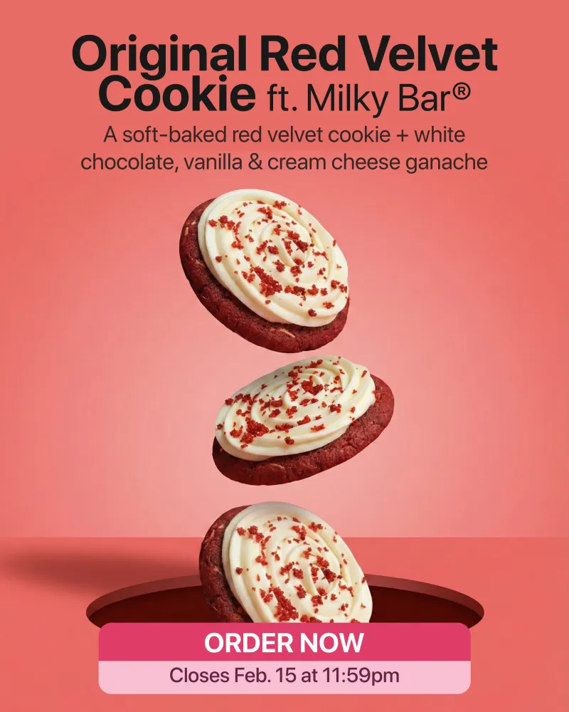Original Red Velvet Cookie ft. Milky Bar®