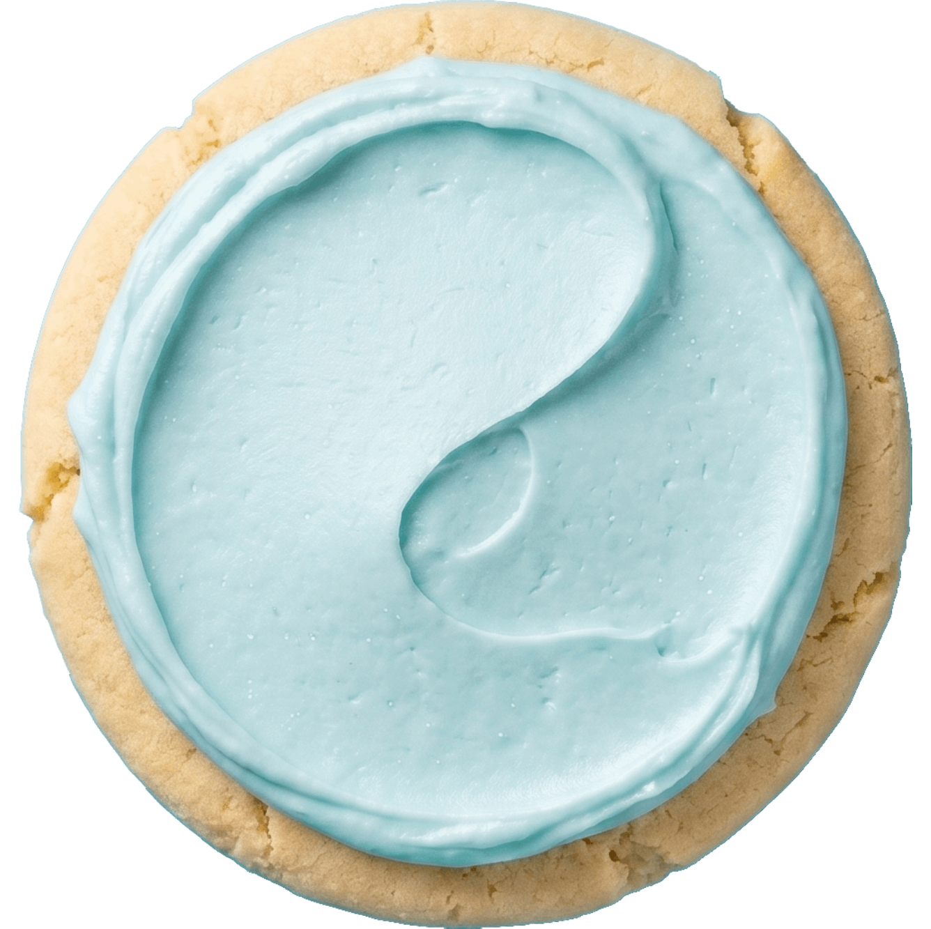 Pastel Blue Sugar Cookie