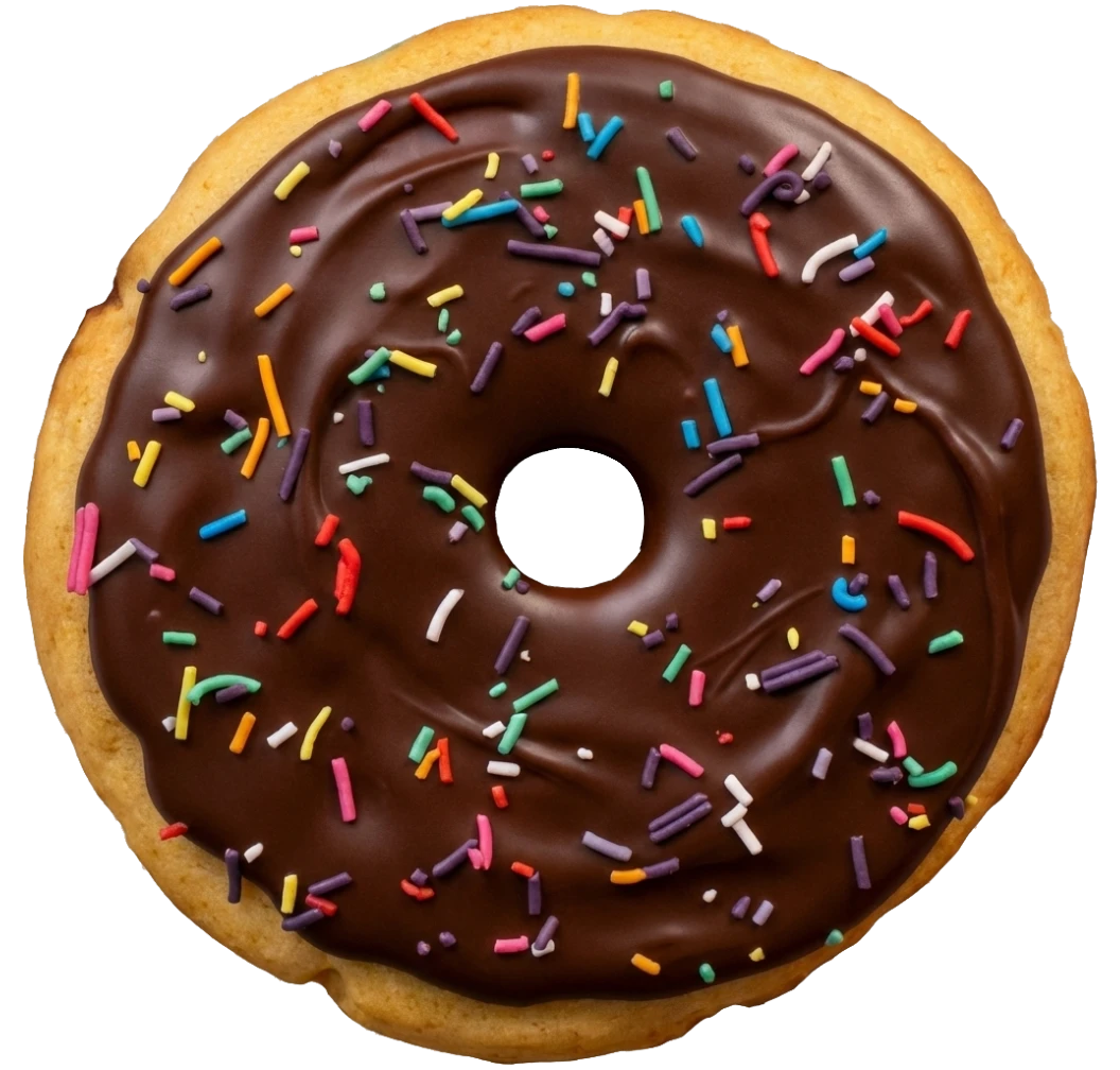 Chocolate Donut Cookie