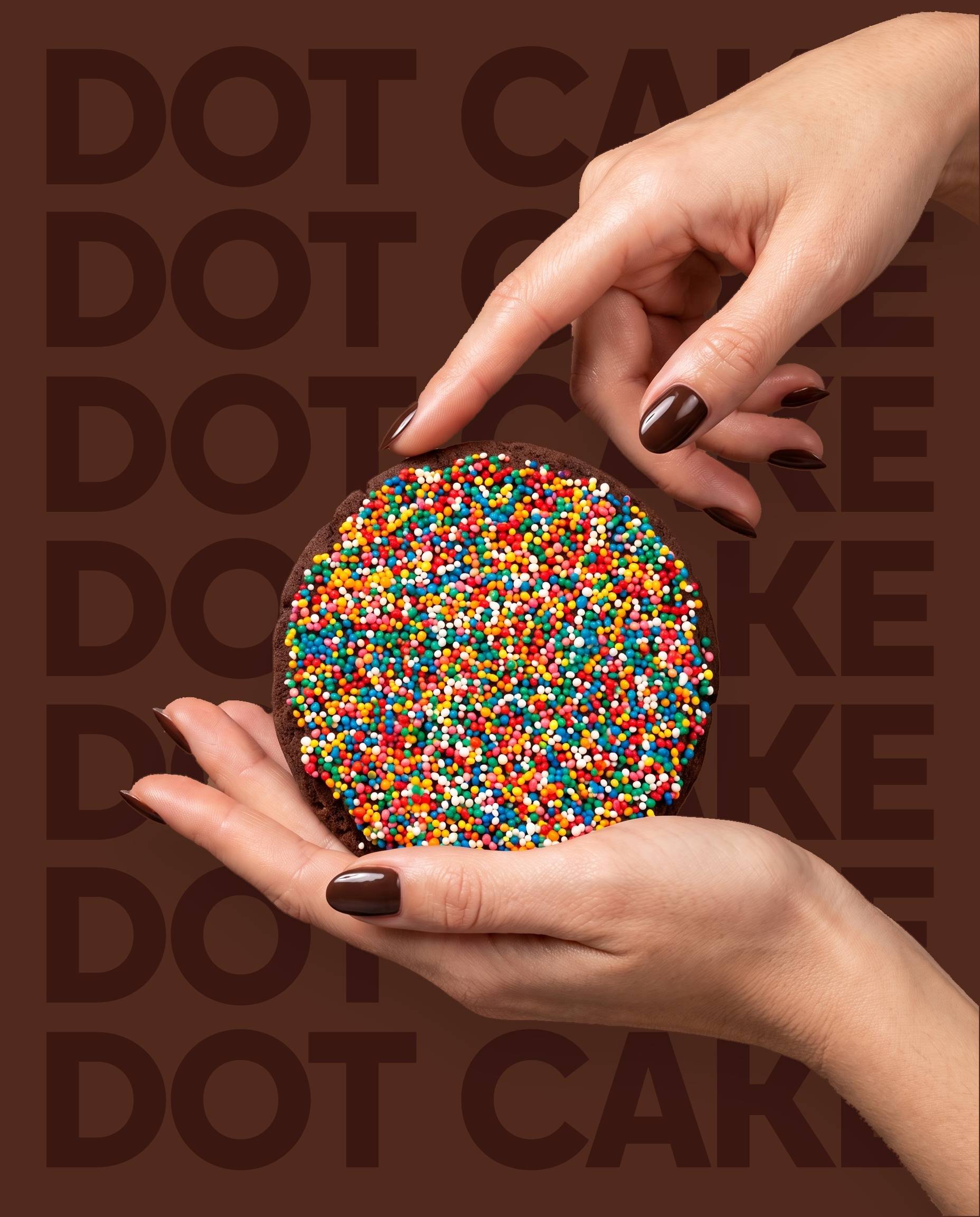 Chocolate Dot Cake Cookie ft. Hundreds & Thousands® - Image 2