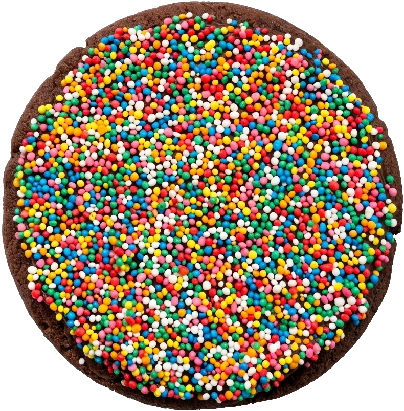 Chocolate Dot Cake Cookie ft. Hundreds & Thousands®