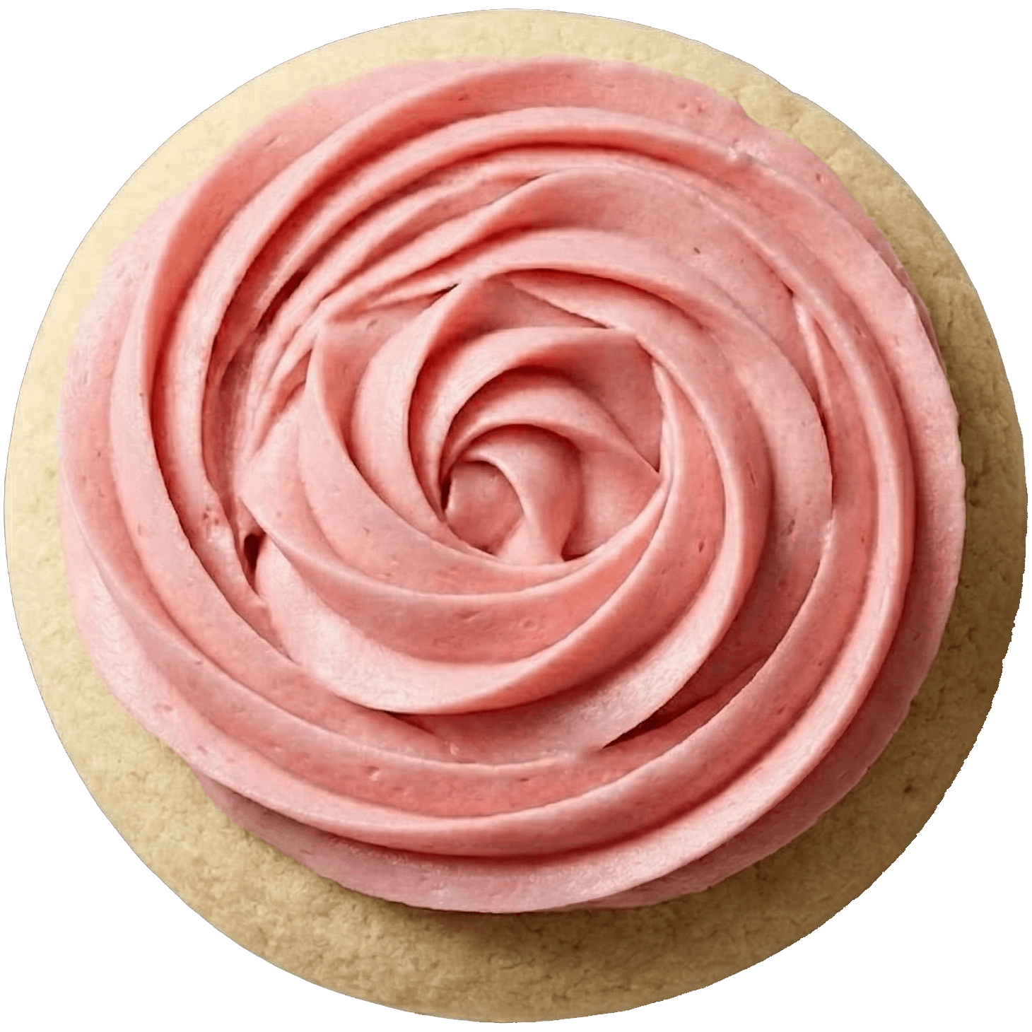 Pink Vanilla Swirl Cookie