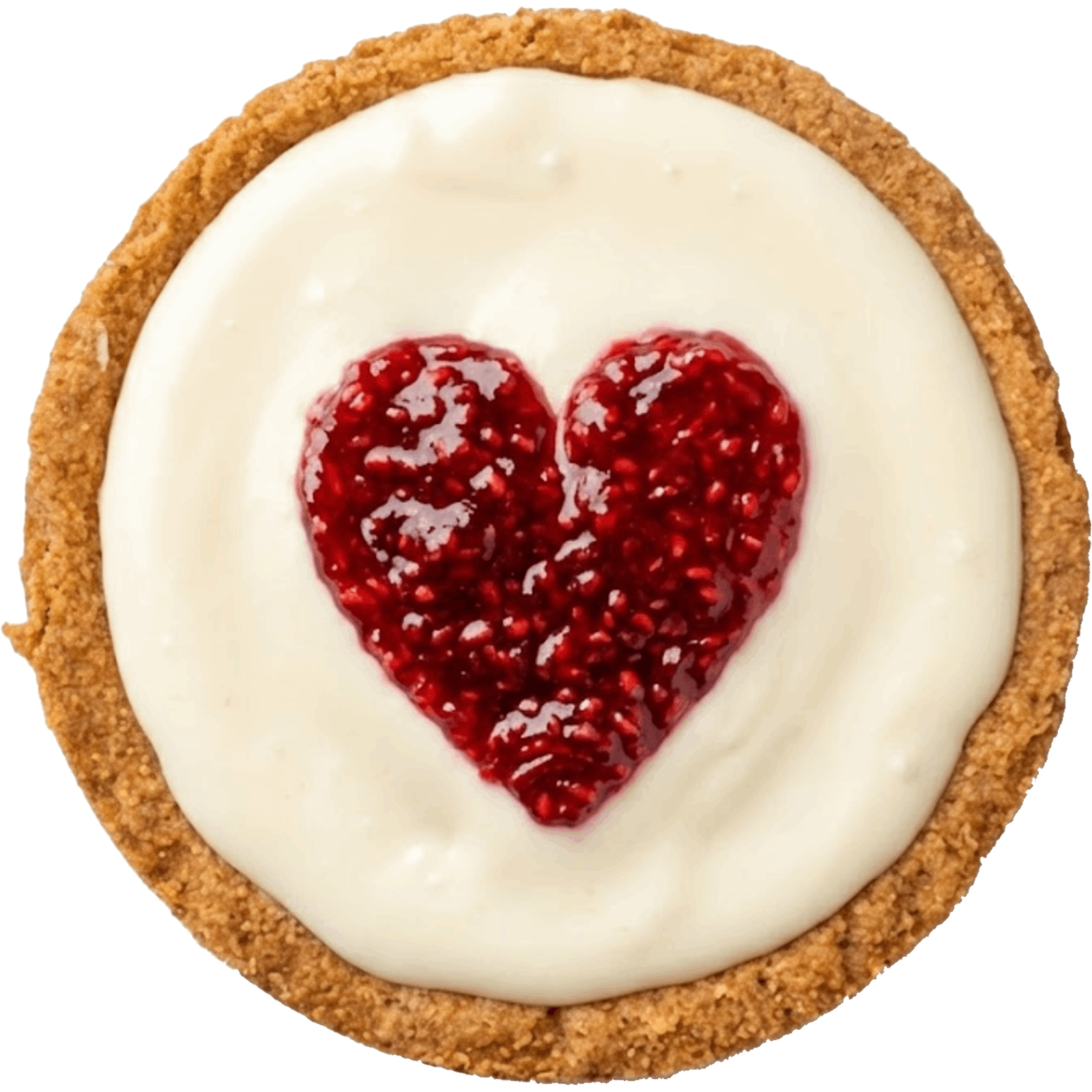 Valentine's Raspberry Cheesecake Cookie ft. Biscoff®
